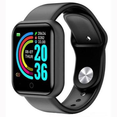 Imagem de Relogio Smartwatch D20 Digital Android Iphone Musica Foto