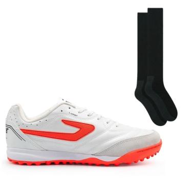 Imagem de Chuteira Society Topper Maestro TD IV+Meião Color Sports de Futebol-Masculino