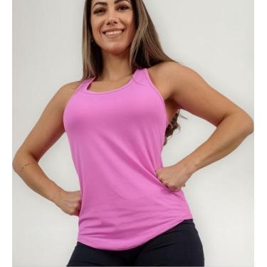 Imagem de Regata Feminina Dry Fit Tapa Bumbum Academia Fitness Uv Leve - Labela,