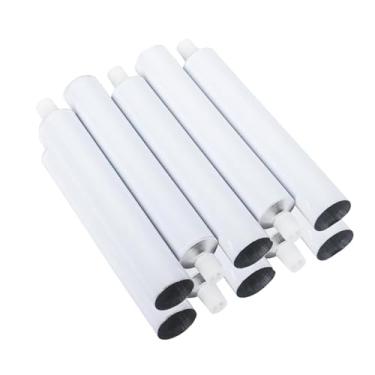 Imagem de oshhni 10 tubos de tinta a óleo vazios recarregáveis ​​de 30 ml, tubos leves de alumínio para armazenamento de tinta para tintas corporais, óleos acrílicos