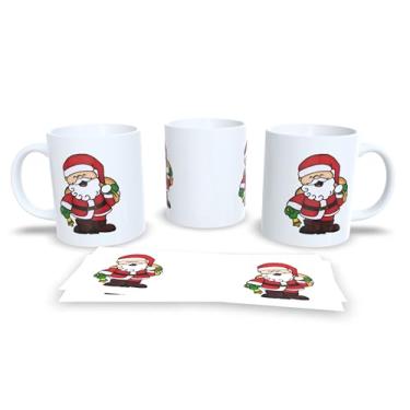 Imagem de Caneca Natalina de Cerâmica, Verde Água com Bonecos de Neve, 325ml, Design Decorativo Feliz Natal, Resistente a Microondas, Ideal para Casa e Escritório (15)
