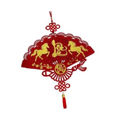 Imagem de rockible Decoração de Ano Vietnamita, Placa Decorativa para Entrada com Borla, Enfeite de Parede Reutilizável para Porta de Entrada e Sala de Estar, Style B