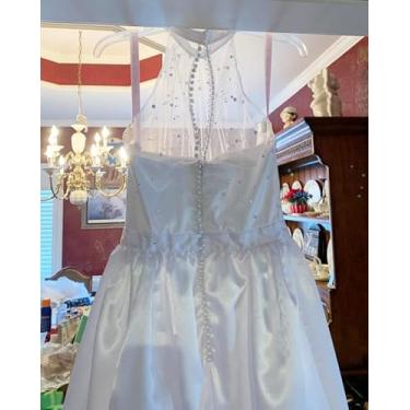 Imagem de 20 peças de botões delicados de pérola de 15 mm com haste botões redondos botões de costura de resina de plástico botões decorativos para vestidos de noiva, saias, luvas, suéteres, camisas, chapéus