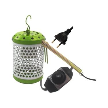 Imagem de Baoblaze Abajur de cerâmica para répteis, abajur de aquecimento para gaiola de animais de estimação, papagaios, cobras, dragões barbudos