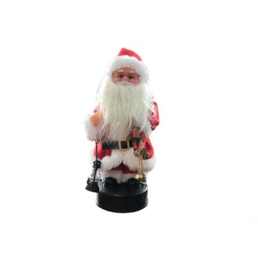 Imagem de Papai Noel Musical Com Lanterna E Movimento 30cm Ntc10012 - Wincy