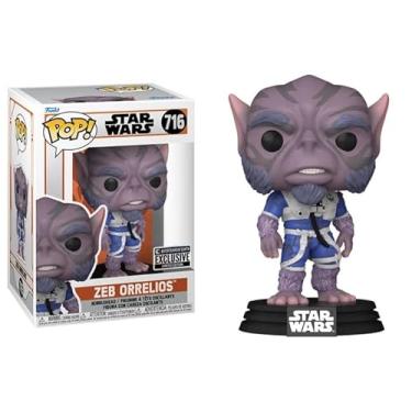 Imagem de Funko Rebel Captain Zeb Orrelios Pilot EE Exclusivo + Pop Protector: The Mandalorian Pop! Boneco de vinil Star Wars (conjunto de presente com caixa protetora de colecionador da marca ToyBop)