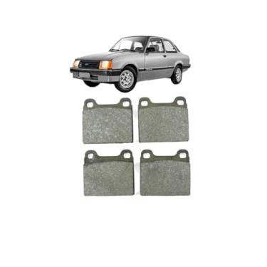 Imagem de Kit Pastilha de Freio Chevette e Chevy 73> VW VT 78/80 com Tekbond Anti Chio 300ml