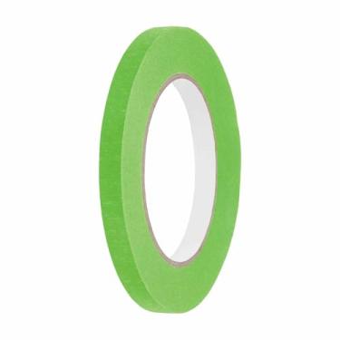 Imagem de HARFINGTON Fita adesiva colorida de 3/20.3 cm x 54.6 jardas, papel crepe universal, fita adesiva colorida para pintura, desenho, faça você mesmo, etiquetagem artesanal, selagem, verde