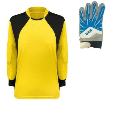 Imagem de Camisa Goleiro trb Infantil Luva DRB Azul Branco Infantil-Masculino
