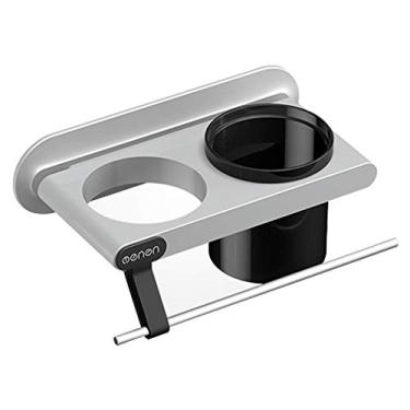 Imagem de Suporte de Secador Cabelo Menen para Parede Rack Suspenso com Copo Organizador Armazenamento em Banheiro Barbearia Lavan