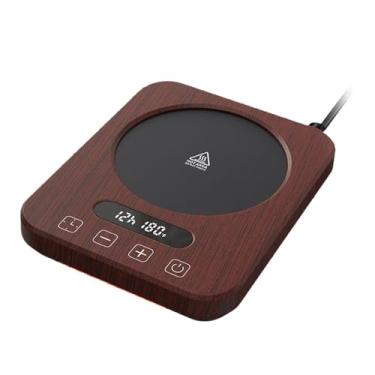 Imagem de KiBcsLic Aquecedor de xícaras portátil para café, com isolamento térmico constante, tapete aquecedor de bebidas elétrico para viagens e uso em mesas de