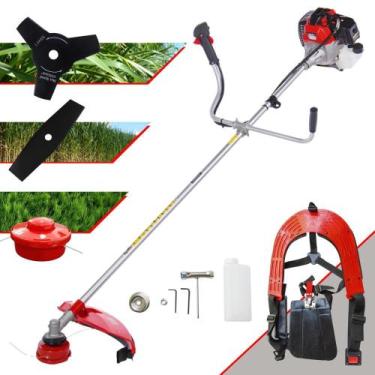 Imagem de Roçadeira Robusta Toyama RT52L À Gasolina 52cc Motor 2 Tempos 2HP Com 