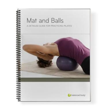 Imagem de Balanced Body Guia de tapete e bola, guia de pilates de bola e tapete para equipamentos de treino, manual de exercícios para academia em casa ou uso em estúdio