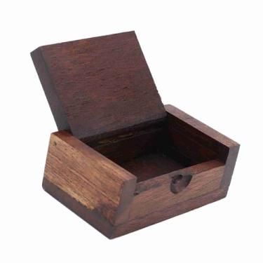 Imagem de GLOGLOW Saco de Armazenamento/bolsa de Armazenamento Mini Caixa de de Bolso Com Formato Exclusivo para Casa e Hotel, Suporte de Palito de Madeira de 9x5.5 Cm, Nan