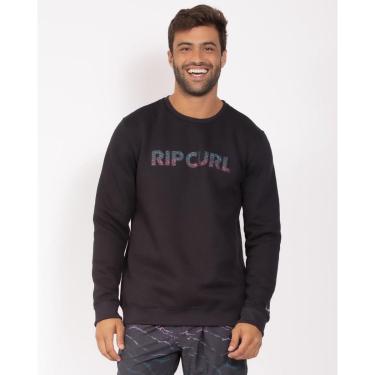 Imagem de MOLETOM RIP CURL BRAND WORDMARK MEDINA - BLACK - GG-Masculino