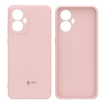 Imagem de Capa Silicone Premium para Motorola Moto G24 – Interior Aveludado, Proteção de Câmera e Toque Macio Antichoque (Rosa Iogurte)