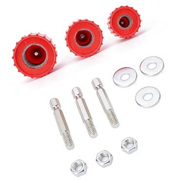 Imagem de Fafeicy Conjunto de Limpador de Tubos de Cobre, 3 Peças de Ferramentas de Encanamento de Metal para Furadeira Elétrica, Com Haste Sextavada para Tubos de Cobre de Polimento de Soldagem