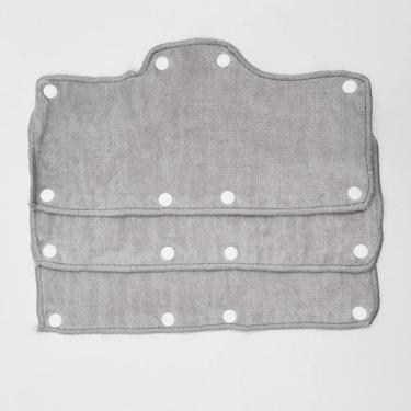 Imagem de Faixa de moletom para capacete, veludo cinza claro, algodão felpudo (3