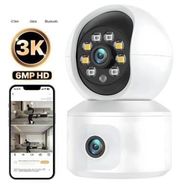 Imagem de Câmera IP WiFi De 6MP Com Lente Dupla, Monitor De Bebê Com Rastreament