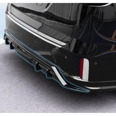 Imagem de Spoiler de para-choque traseiro traseiro para carro, asa traseira do telhado, saia lateral traseira, modificação de lábio compatível com DREAMPOWER 2025+ acessórios de carro (Spoiler de para-choque