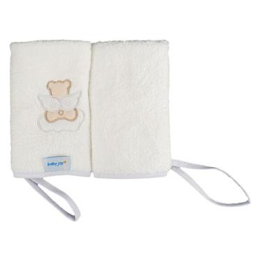 Imagem de Toalha de Boca Super Seca para Bebê 25 cm x 29 cm Baby Joy, anjinho br