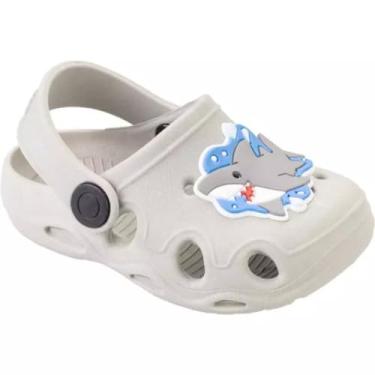 Imagem de Babuche Infantil Bebê Confortável com Decoração de Personagens, Sandália Leve Antiderrapante para Menino e Menina (Tubarão, BR, Criança de 1 a 3 anos, Numérico, 20)