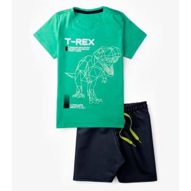 Imagem de Conjunto Infantil Menino Brilha No Escuro Select Verde, 4, Verde