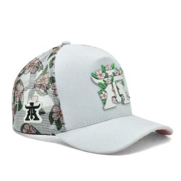 Imagem de Boné Trucker Feminino Atrevidu's Country Florido Cowgirl - Atrevidu'S 