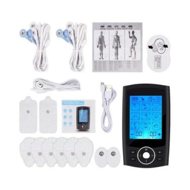 Imagem de Estimulador Muscular Elétrico EMS De 36 Modos, Massagem Digital USB Pa