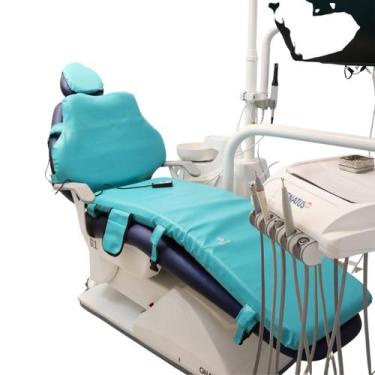 Imagem de Esteira De Massagem Vibratória Cadeira De Dentista Odontoflex Verde Ci
