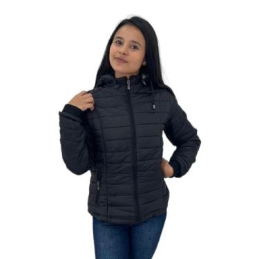Imagem de Jaqueta Juvenil Menina Nylon Forrada Com Pelinhos Por Dentro - Anj Mod