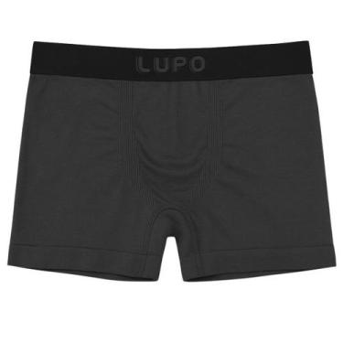 Imagem de Cueca Masculina Lupo 18471 Am Boxer Bambu, Grafite, M