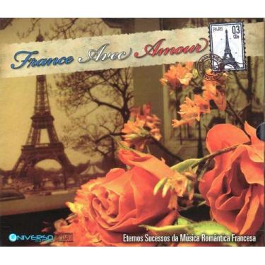 Imagem de Box 3 CDs France Avec Amour 42 Músicas Românticas Original - Universo 
