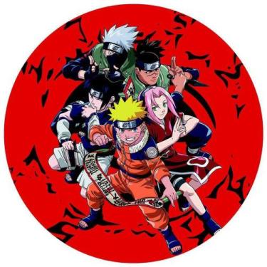 Imagem de Painel Festa Redondo 3d naruto Sublimação 1,50M - Fantasia Bras