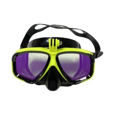 Imagem de Máscara De Mergulho Iridescente Com Revestimento Antiembaçante, Óculos