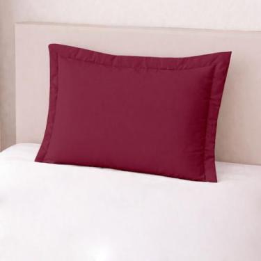 Imagem de Fronha C/ Aba 90x50cm Percal 180 Fios Tamanho Especial - Rafaloro Enxo