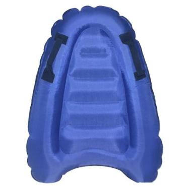Imagem de Cama Inflável de Pano Oxford para Piscina - Flutuante para Natação, Az
