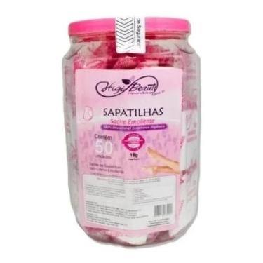 Imagem de Pote - Sapatilhas Com Creme Emoliente - 50 Pares - Congratulations Sto