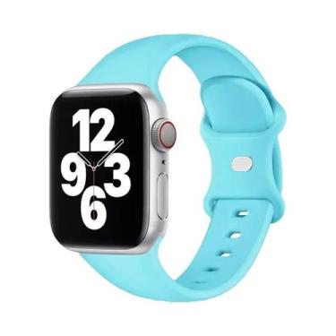Imagem de Pulseira De Silicone De 40mm 41mm 42mm 44mm 45mm Para Apple Watch, Ban