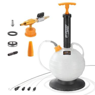 Imagem de Bomba extratora de óleo FOUR UNCLES 6L, manual pneumática, mangueira d