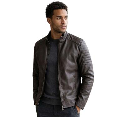 Imagem de Jaqueta  Couro PU Peluciada Forrada Premium-Masculino