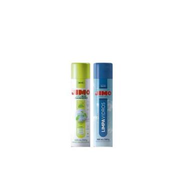Imagem de Combo 1 Limpa Box e Banheiro e 1 Limpa Vidros Jimo 400 ml Cada