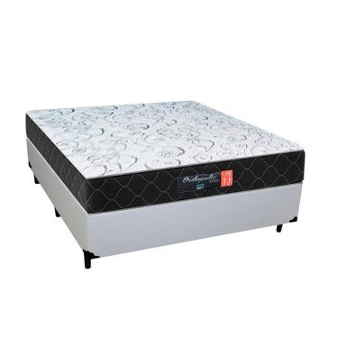 Imagem de Cama Box Casal + Colchão Semi Ortopédico Extra Firme Espuma D33 Prime Colchões 138x188x...