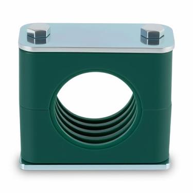 Imagem de SENRISE Braçadeira de tubo hidráulico para tubo de diâmetro externo de 26,9 mm, 1 peça de grampos de tubo de plástico clipes de mangueira de tubo métrico padrão para -30 a 90 ℃ resistente para linhas