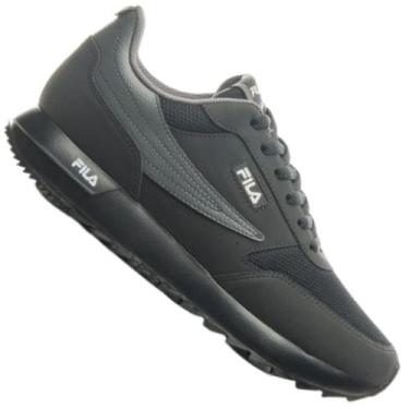 Imagem de Tenis Fila Retro Flag Masculino, Preto, Preto, 44