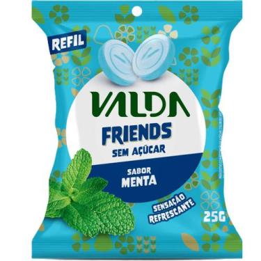 Imagem de Pastilhas Valda Friends Menta Sem Acucar Sachê 25G