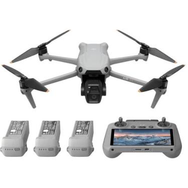 Imagem de Drone DJI Air 3S Fly More Combo 4K com Controle DJI RC 2 - Dupla Câmer