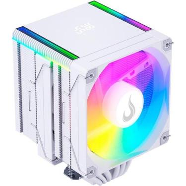 Imagem de Air Cooler Gamer Rise Mode Temp 6 Pro White, ARGB, AMD e Intel, 120mm,