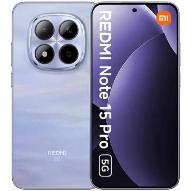 Imagem de Smartphone RedmiNote 15 Pro 5G Roxo Global, 8GB + 256GB, 256GB, Roxo