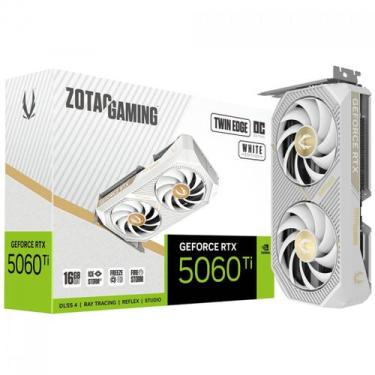 Imagem de Placa de Vídeo Zotac Gaming NVIDIA GeForce RTX 5060 Ti Twin Edge OC Wh
